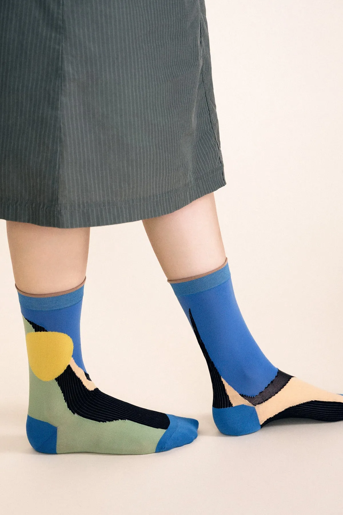 Catalina Crew Socks - Cerulean