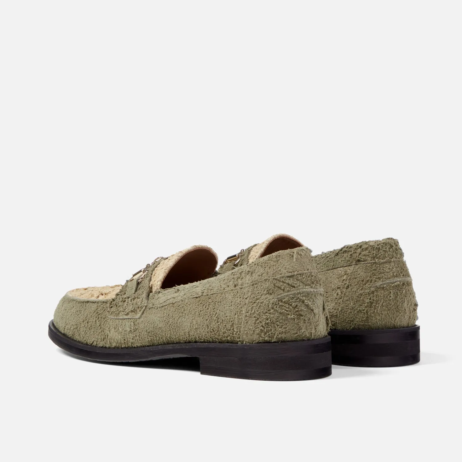 Checks Butter   Avocado Bit Loafer - Men's