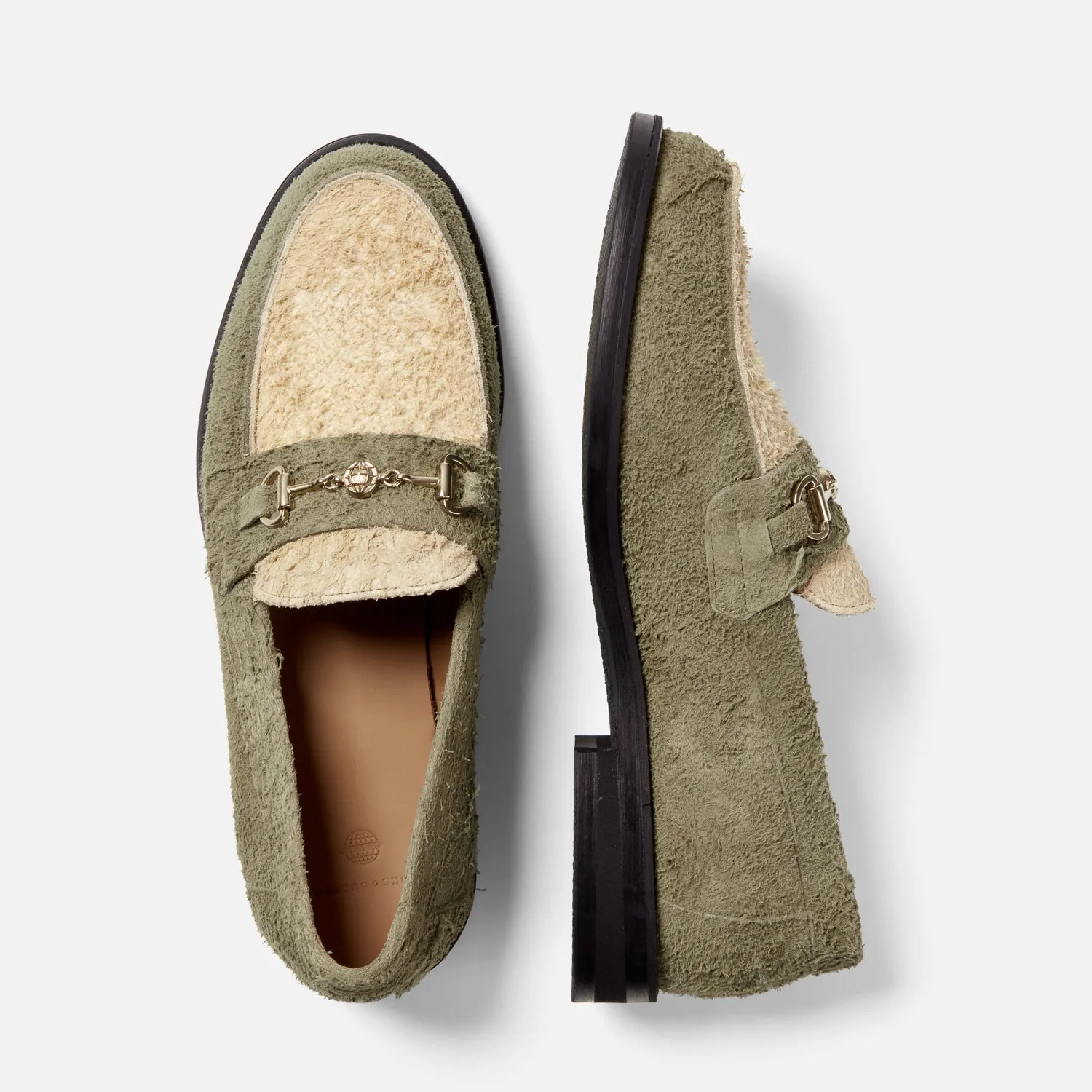 Checks Butter   Avocado Bit Loafer - Men's