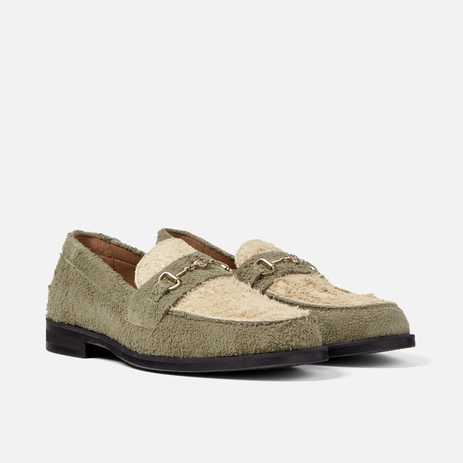Checks Butter   Avocado Bit Loafer - Men's