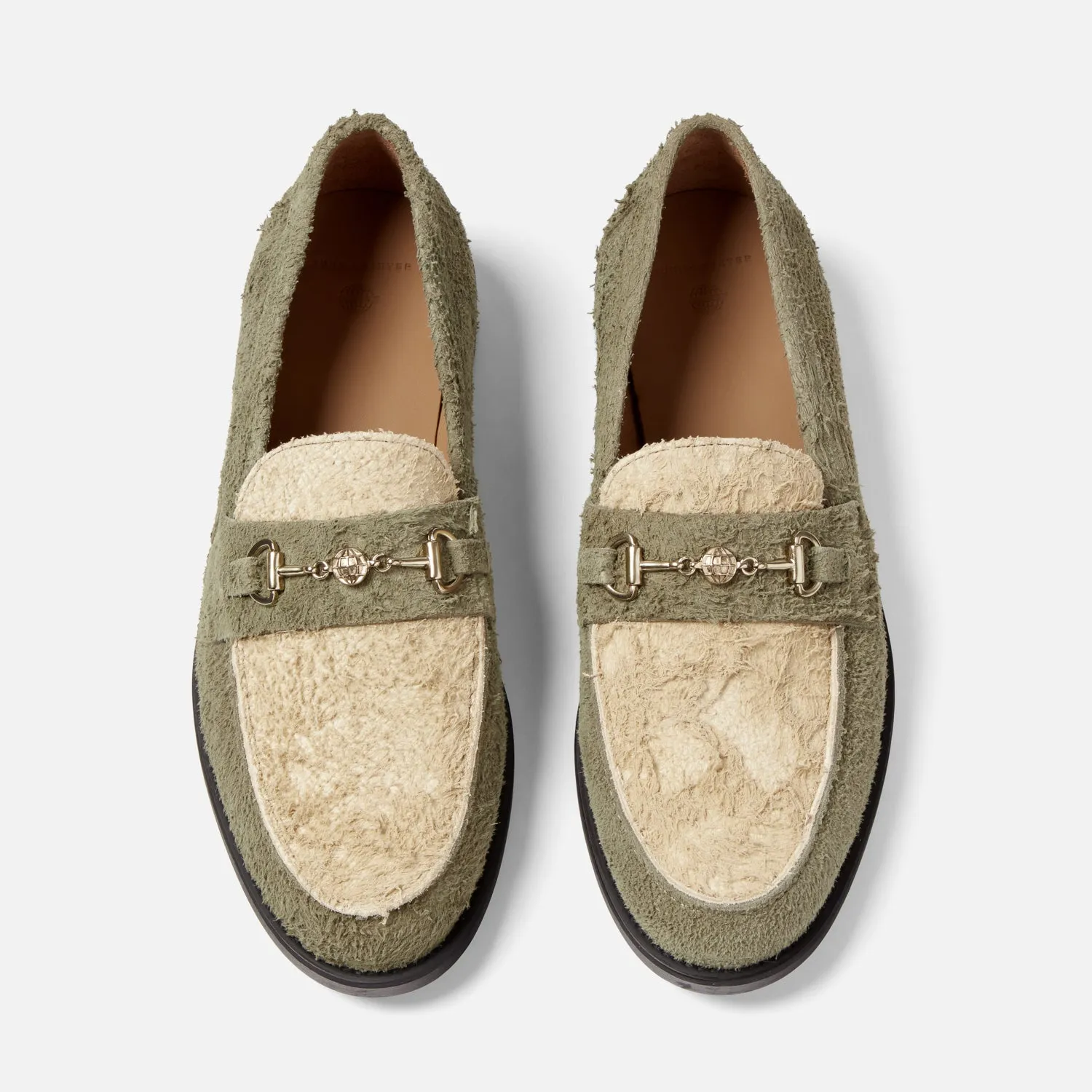 Checks Butter   Avocado Bit Loafer - Men's