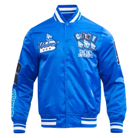 CHEYNEY UNIVERSITY OF PENNSYLVANIA HOMECOMING MEN'S RIB SATIN JACK (ROYAL BLUE) CHEYNEY UNIVERSITY OF PENNSYLVANIA HOMECOMING MEN'S RIB SATIN JACK (ROYAL BLUE)