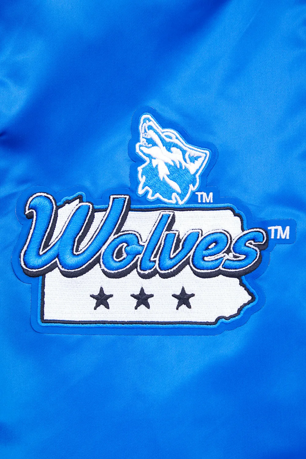 CHEYNEY UNIVERSITY OF PENNSYLVANIA HOMECOMING MEN'S RIB SATIN JACK (ROYAL BLUE)