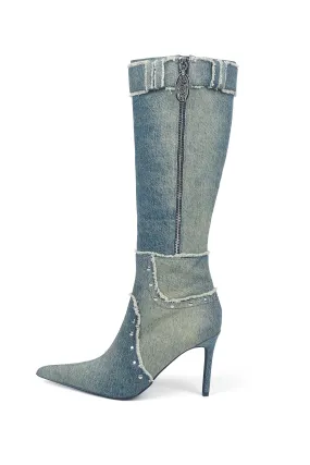 CINDY DENIM BOOTS CINDY DENIM BOOTS