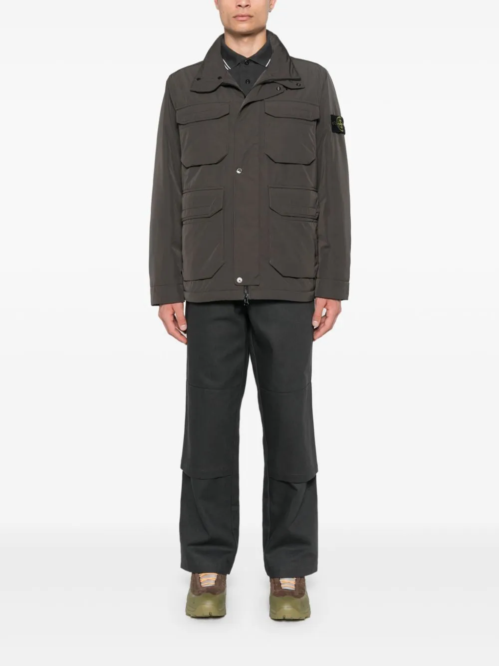 COMPASS BADGE PUFFER JACKET