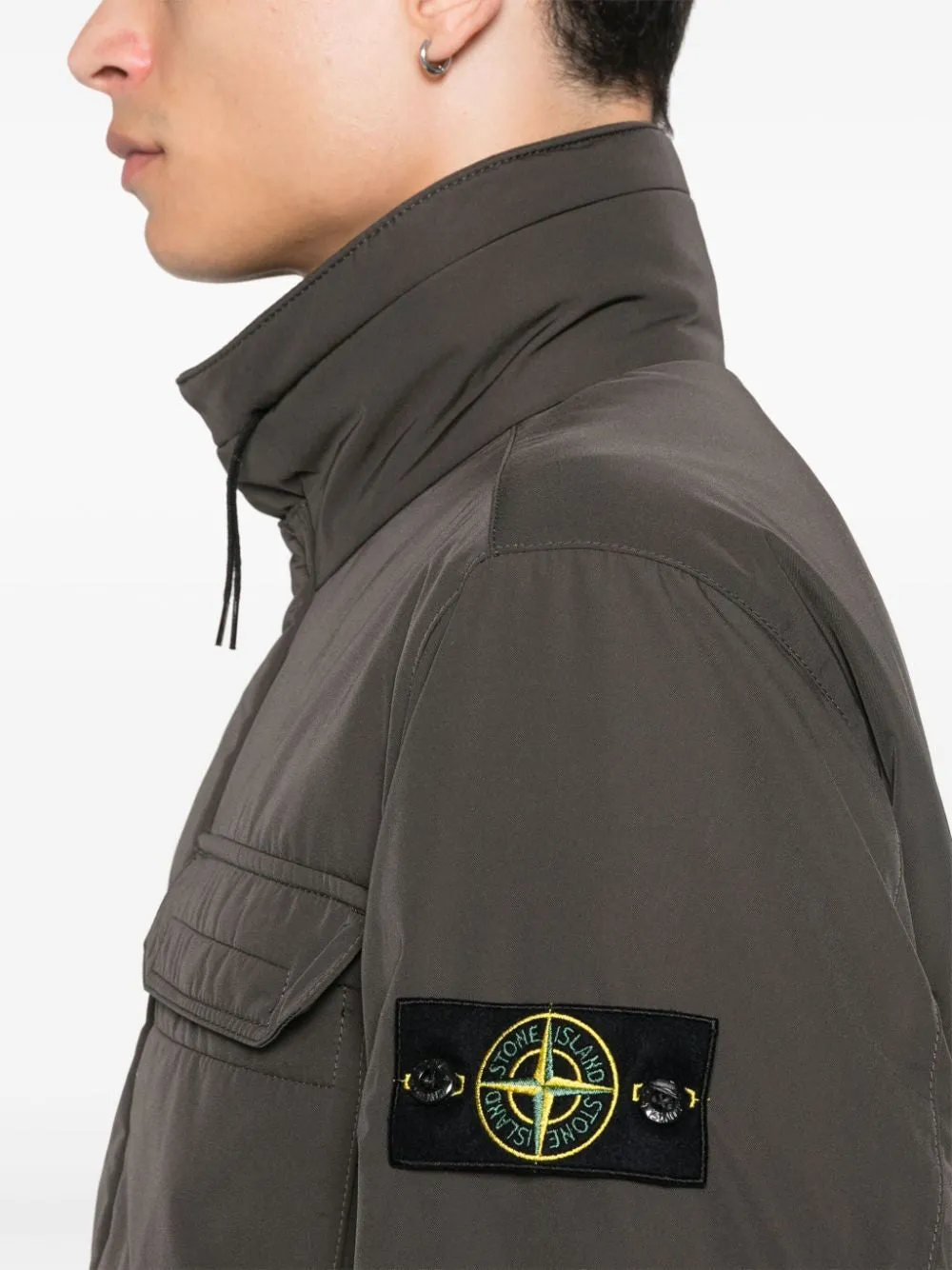 COMPASS BADGE PUFFER JACKET