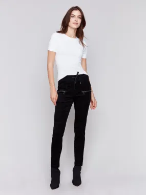 Corduroy Jogger Pants - Black Corduroy Jogger Pants - Black