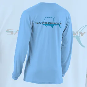 Cotton Long Sleeve Shirt | Carolina Blue | Set Sail Cotton Long Sleeve Shirt | Carolina Blue | Set Sail