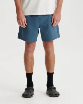 Cruiser Linen Short - Azure Cruiser Linen Short - Azure