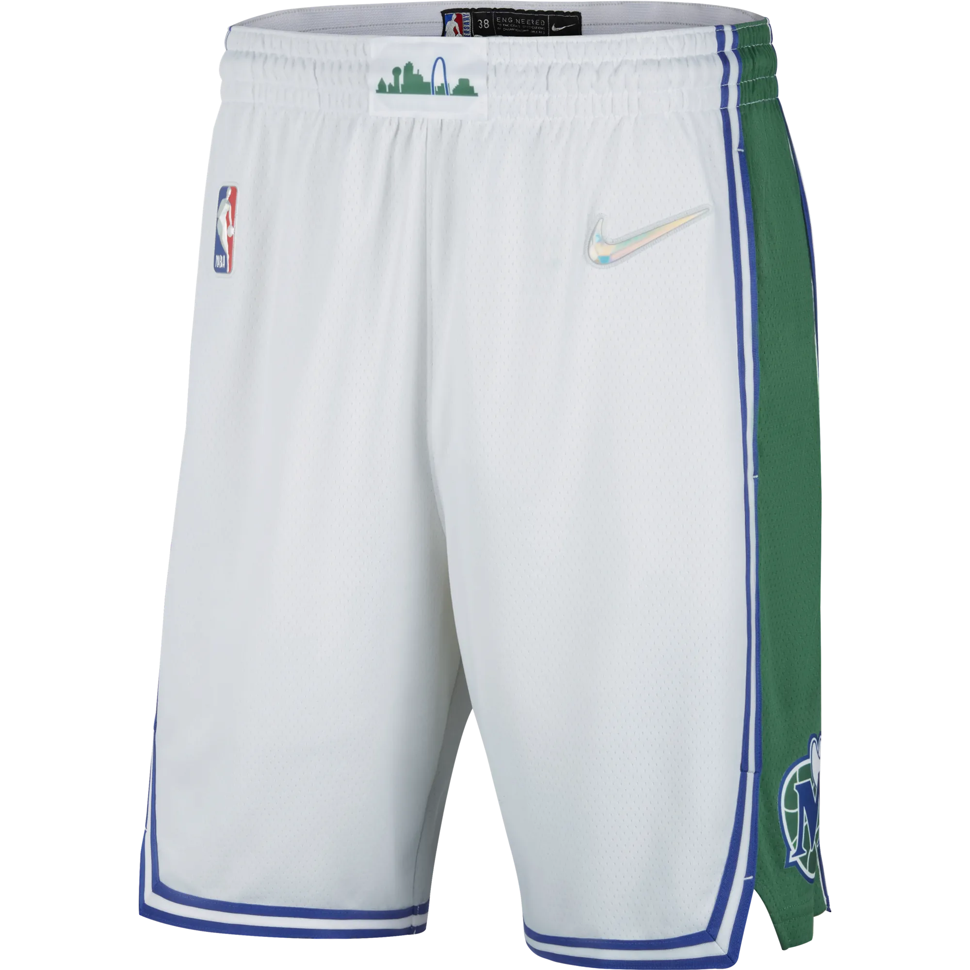 DALLAS MAVERICKS NIKE 21-22 CITY EDITION SWINGMAN SHORTS