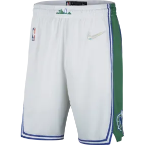 DALLAS MAVERICKS NIKE 21-22 CITY EDITION SWINGMAN SHORTS DALLAS MAVERICKS NIKE 21-22 CITY EDITION SWINGMAN SHORTS