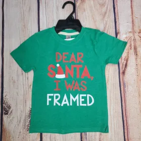 Dear Santa I Was Framed Tee
