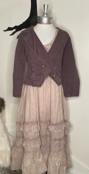 Denim Short Jacket by Paper Lace Denim Short Jacket by Paper Lace
