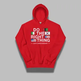 Do The Right Thing Flag Hoodie (Red) Do The Right Thing Flag Hoodie (Red)