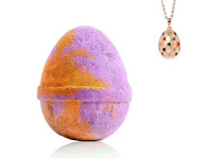 Easter Egg - Orange & Purple - Bath Bomb