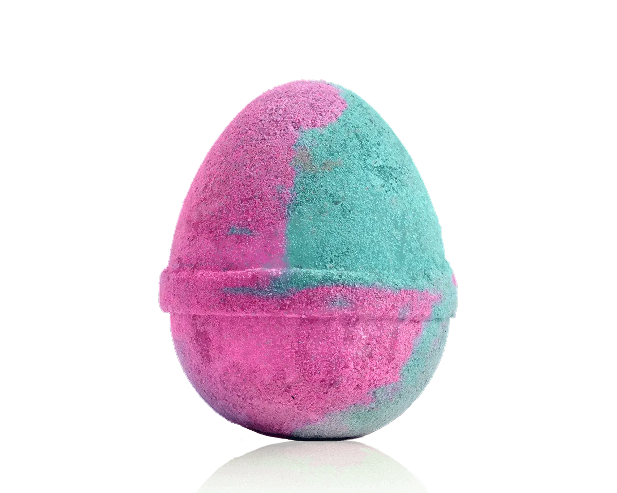 Easter Egg - Pink & Teal - Bath Bomb