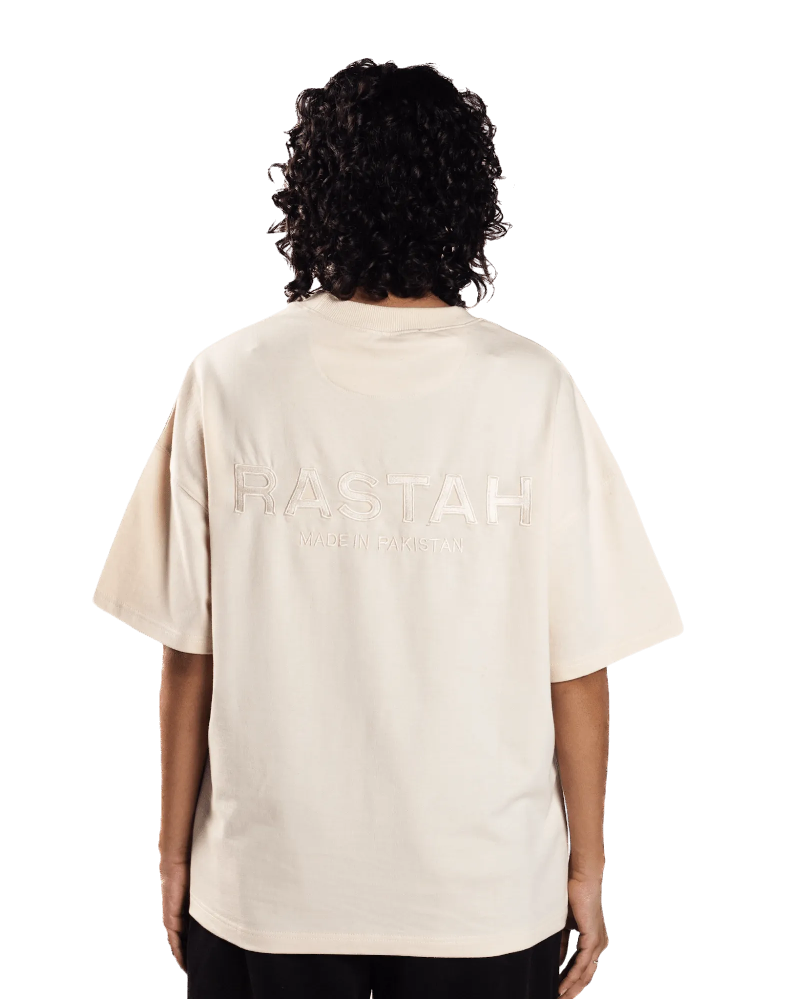 EMBROIDERED BEIGE MADE IN PAK T-SHIRT (v1)