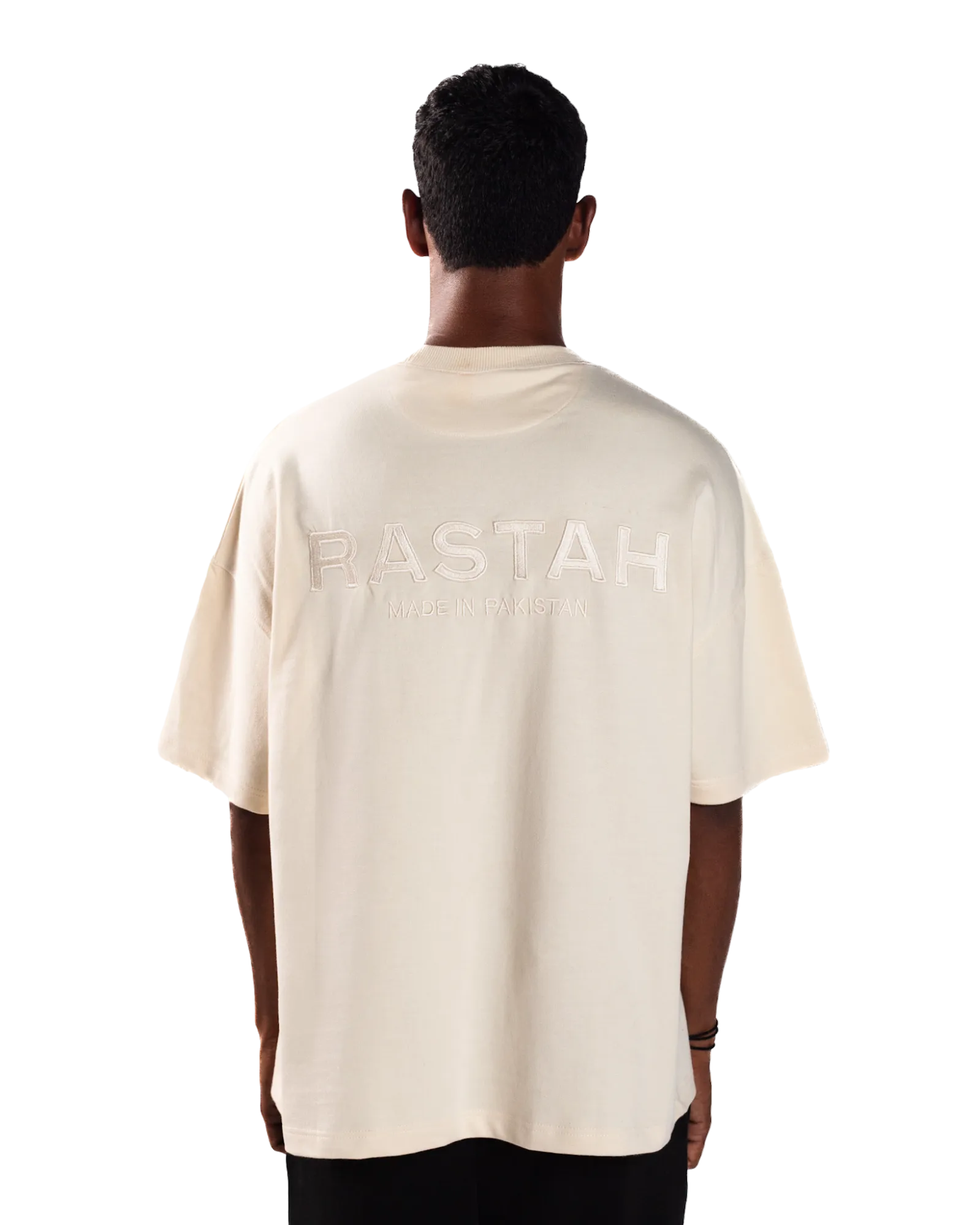 EMBROIDERED BEIGE MADE IN PAK T-SHIRT (v1)