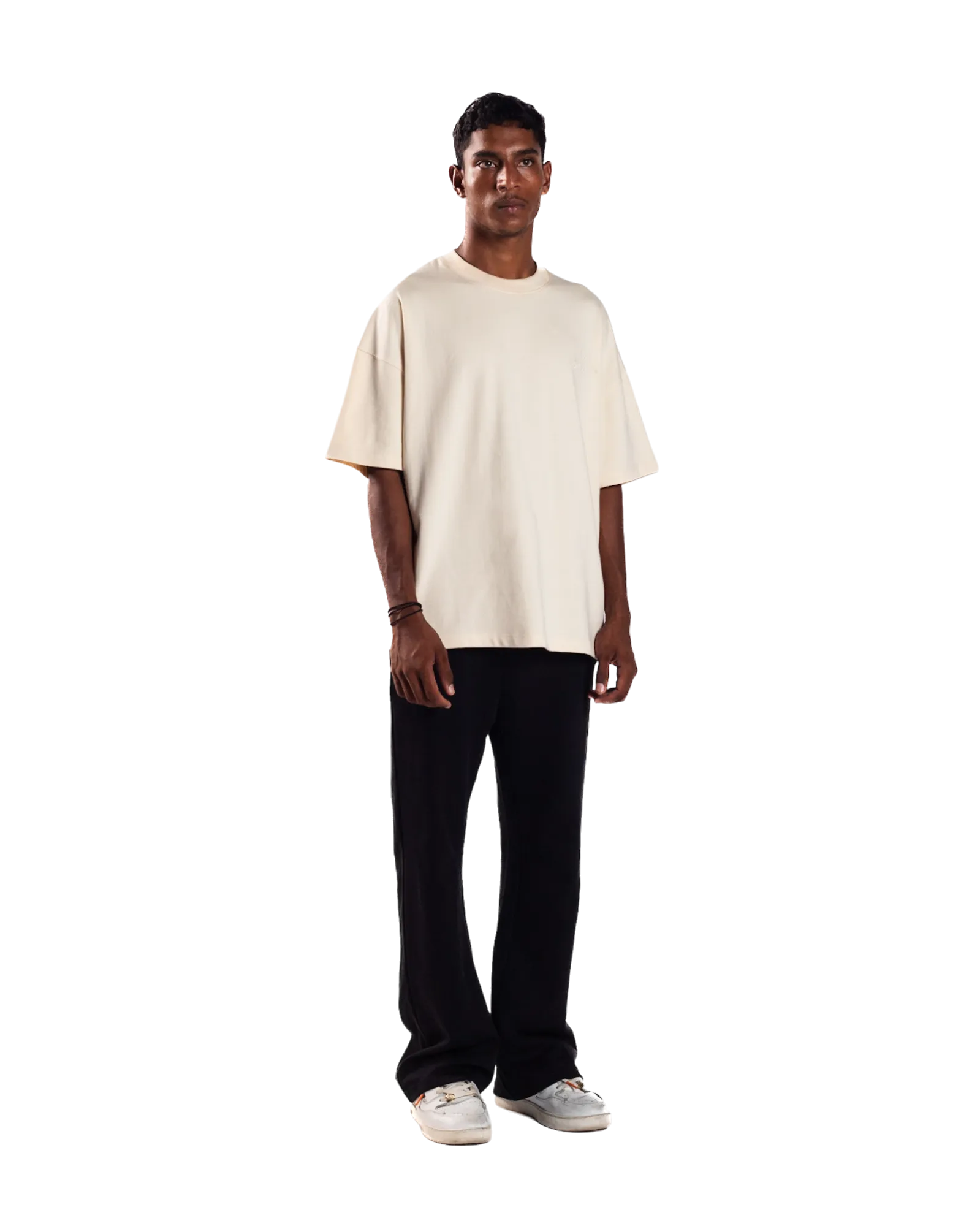 EMBROIDERED BEIGE MADE IN PAK T-SHIRT (v1)