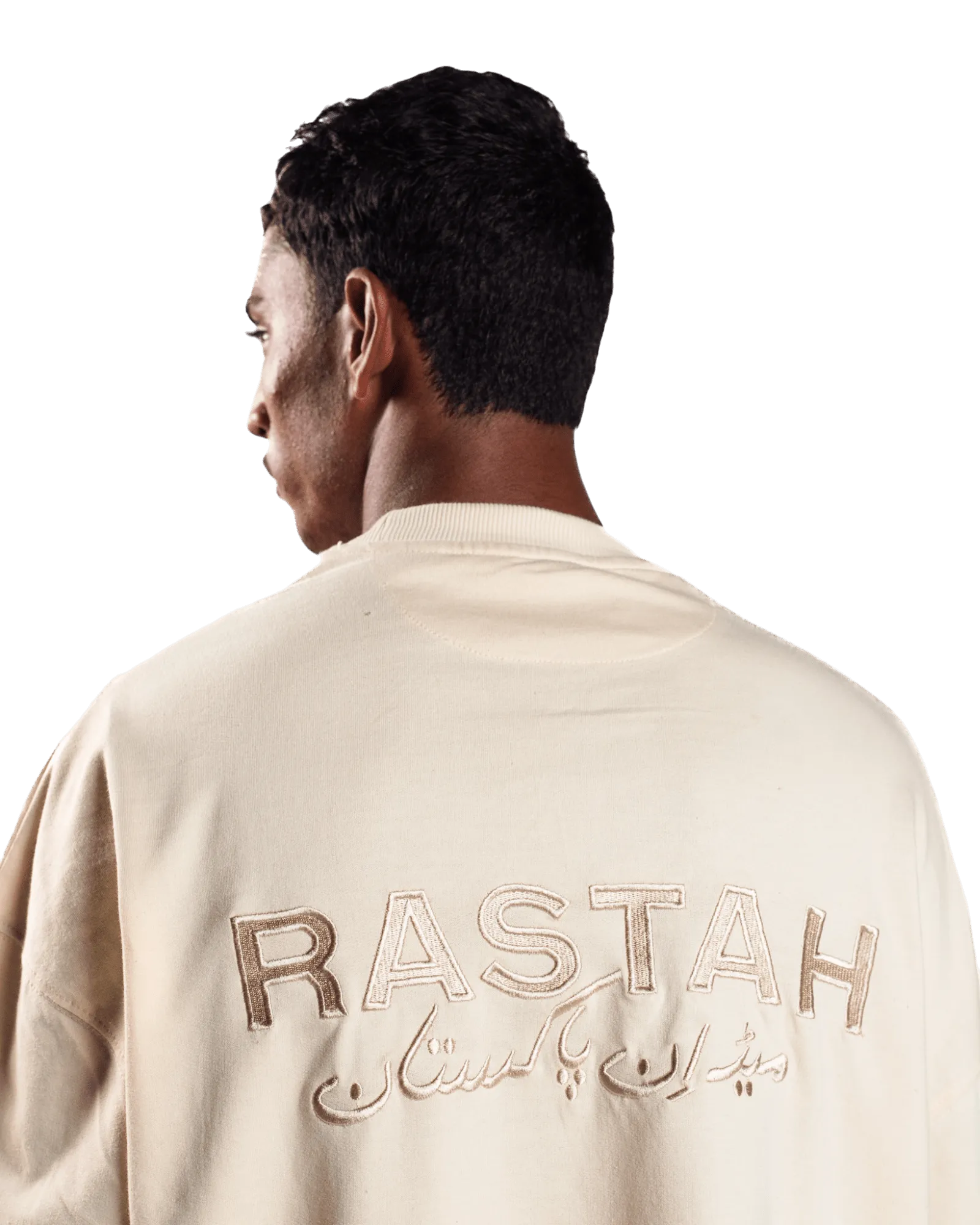 EMBROIDERED BEIGE MADE IN PAK T-SHIRT (v2)