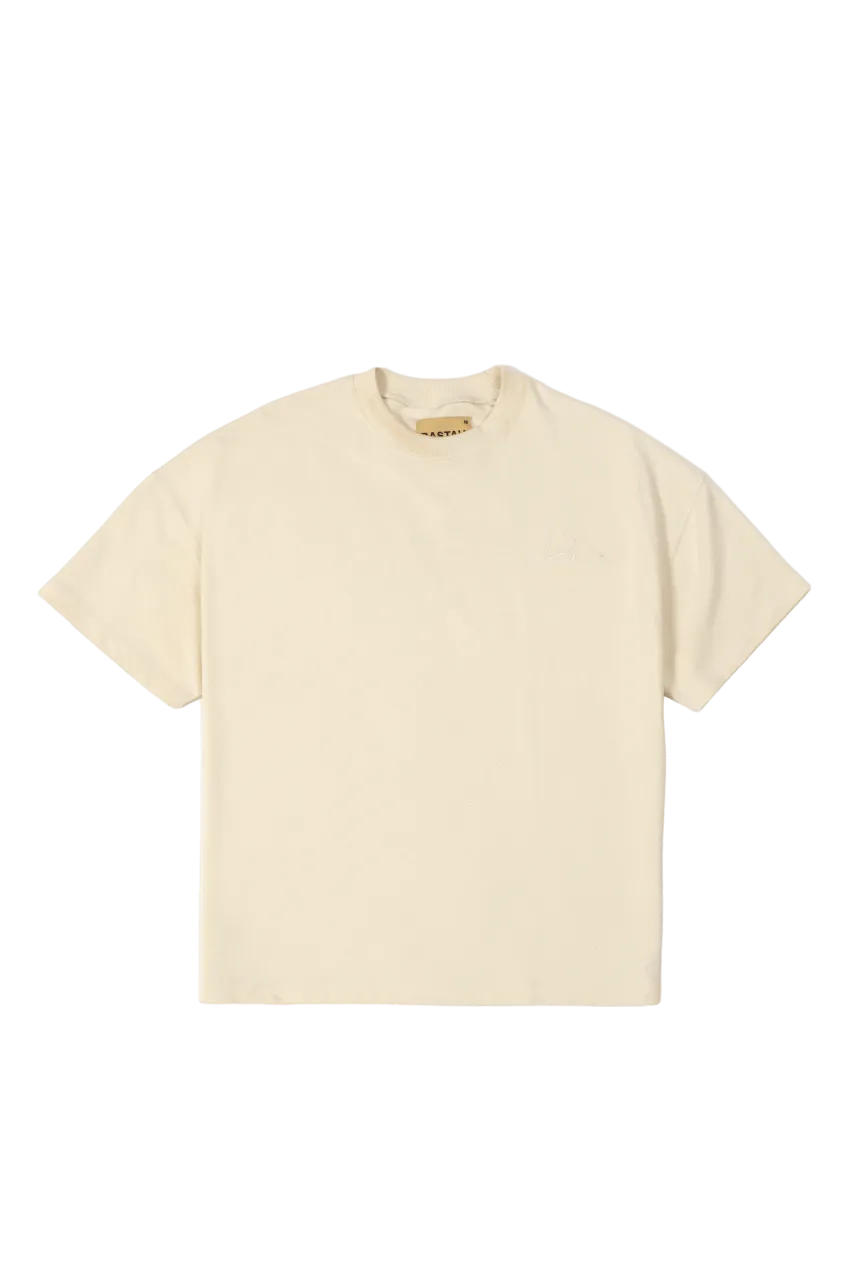EMBROIDERED BEIGE MADE IN PAK T-SHIRT (v2)