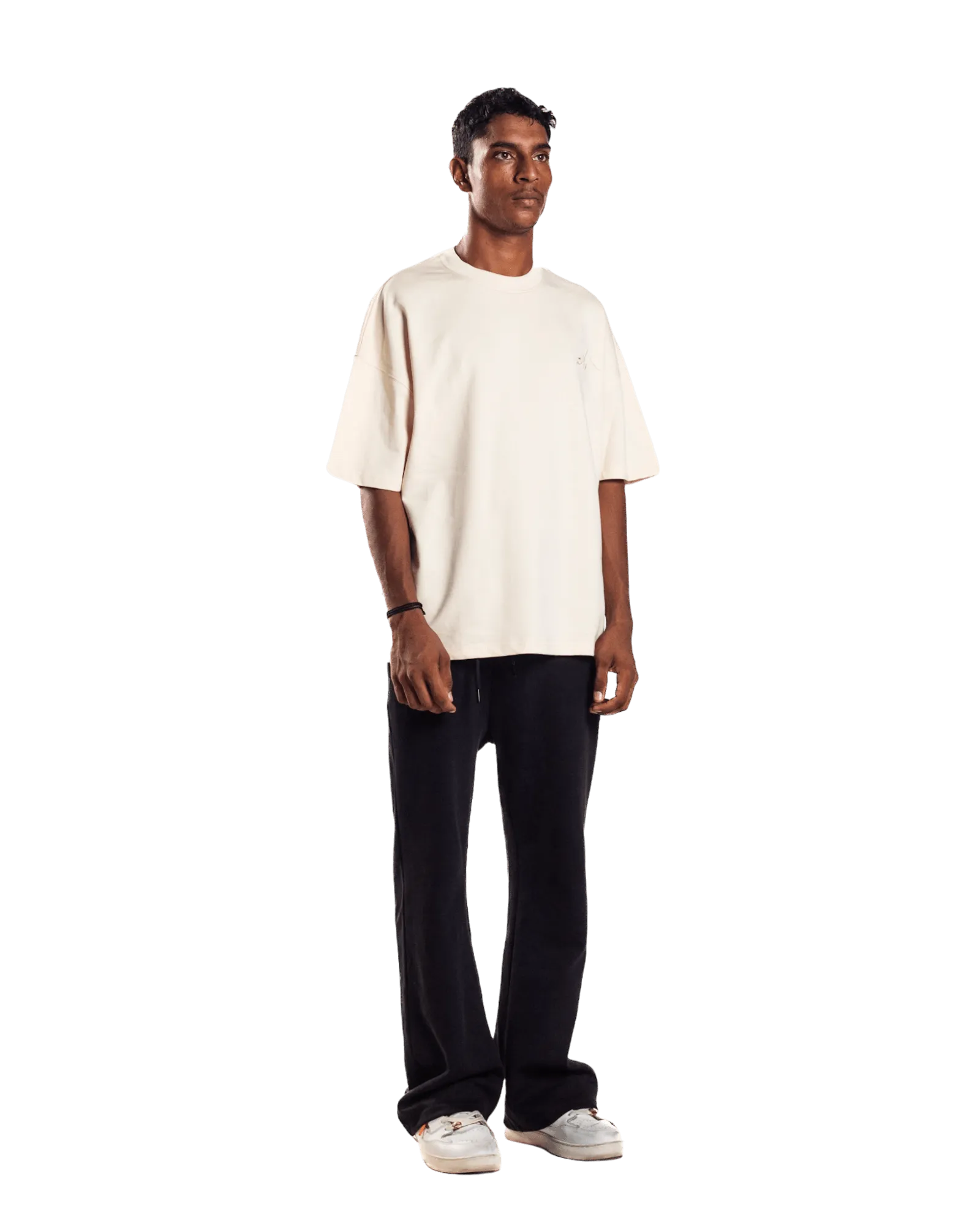 EMBROIDERED BEIGE MADE IN PAK T-SHIRT (v2)