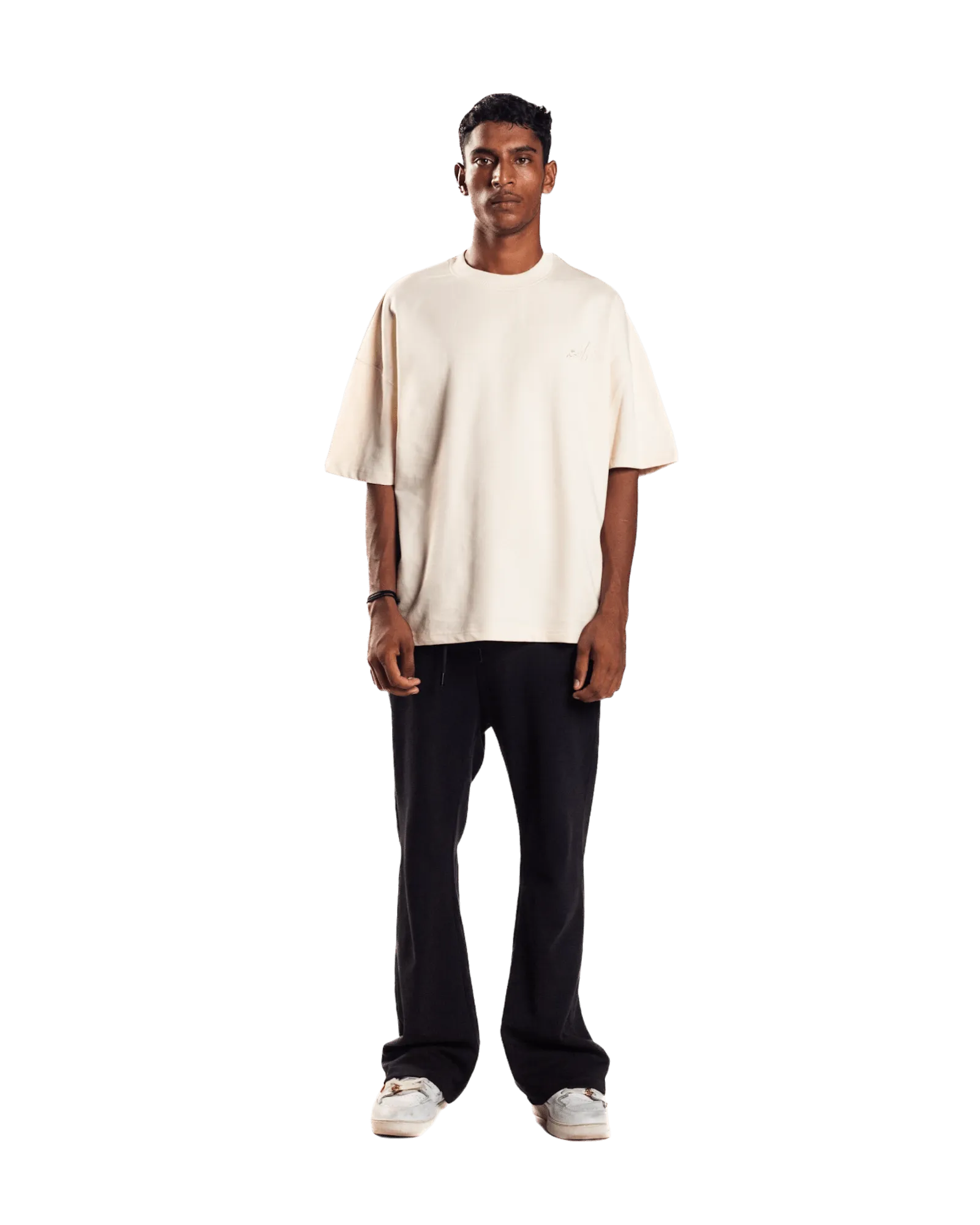 EMBROIDERED BEIGE MADE IN PAK T-SHIRT (v2)