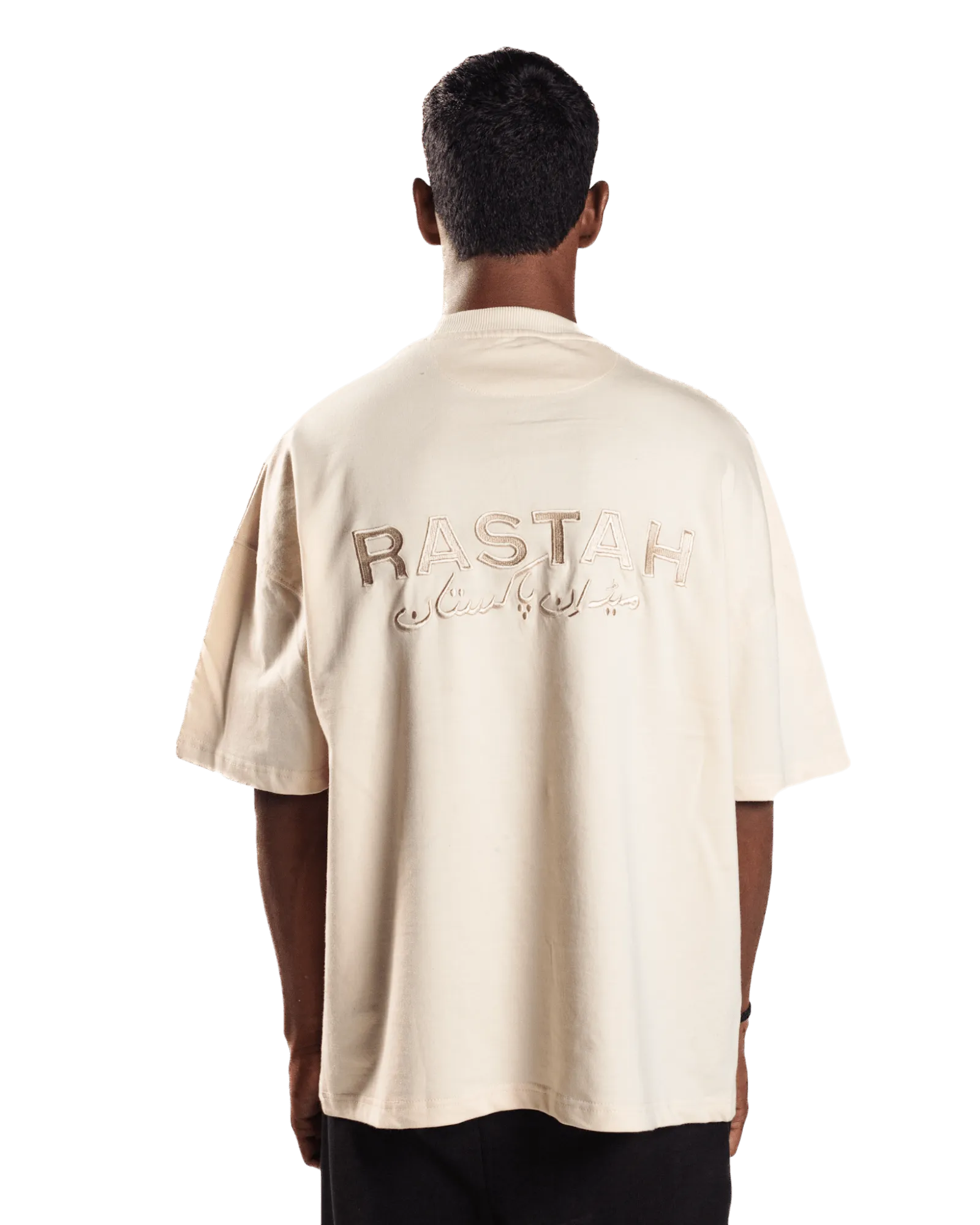 EMBROIDERED BEIGE MADE IN PAK T-SHIRT (v2)