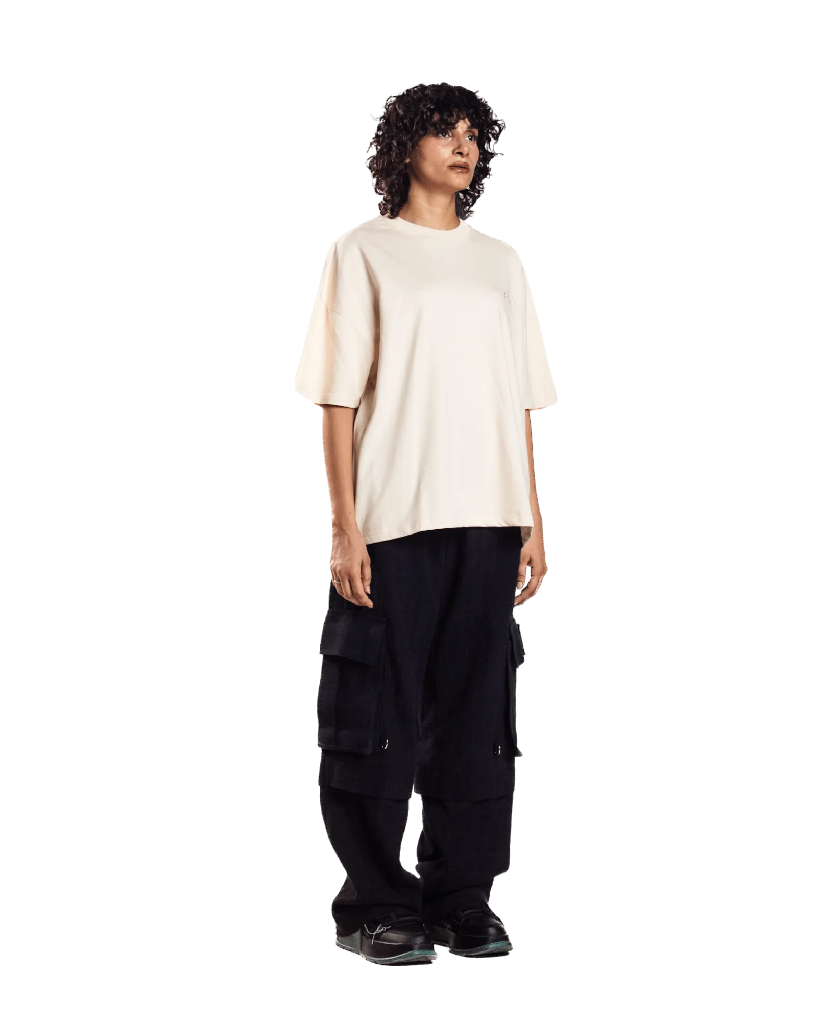 EMBROIDERED BEIGE MADE IN PAK T-SHIRT (v2)