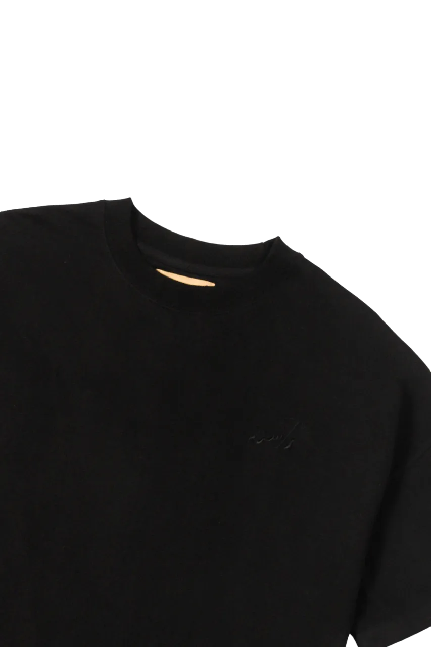 EMBROIDERED BLACK MADE IN PAK T-SHIRT (v2)