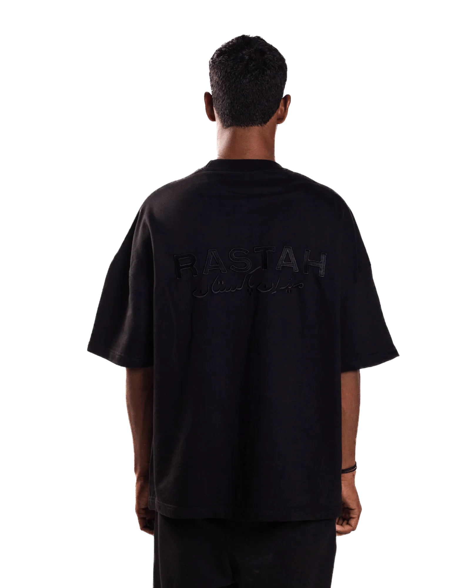 EMBROIDERED BLACK MADE IN PAK T-SHIRT (v2)