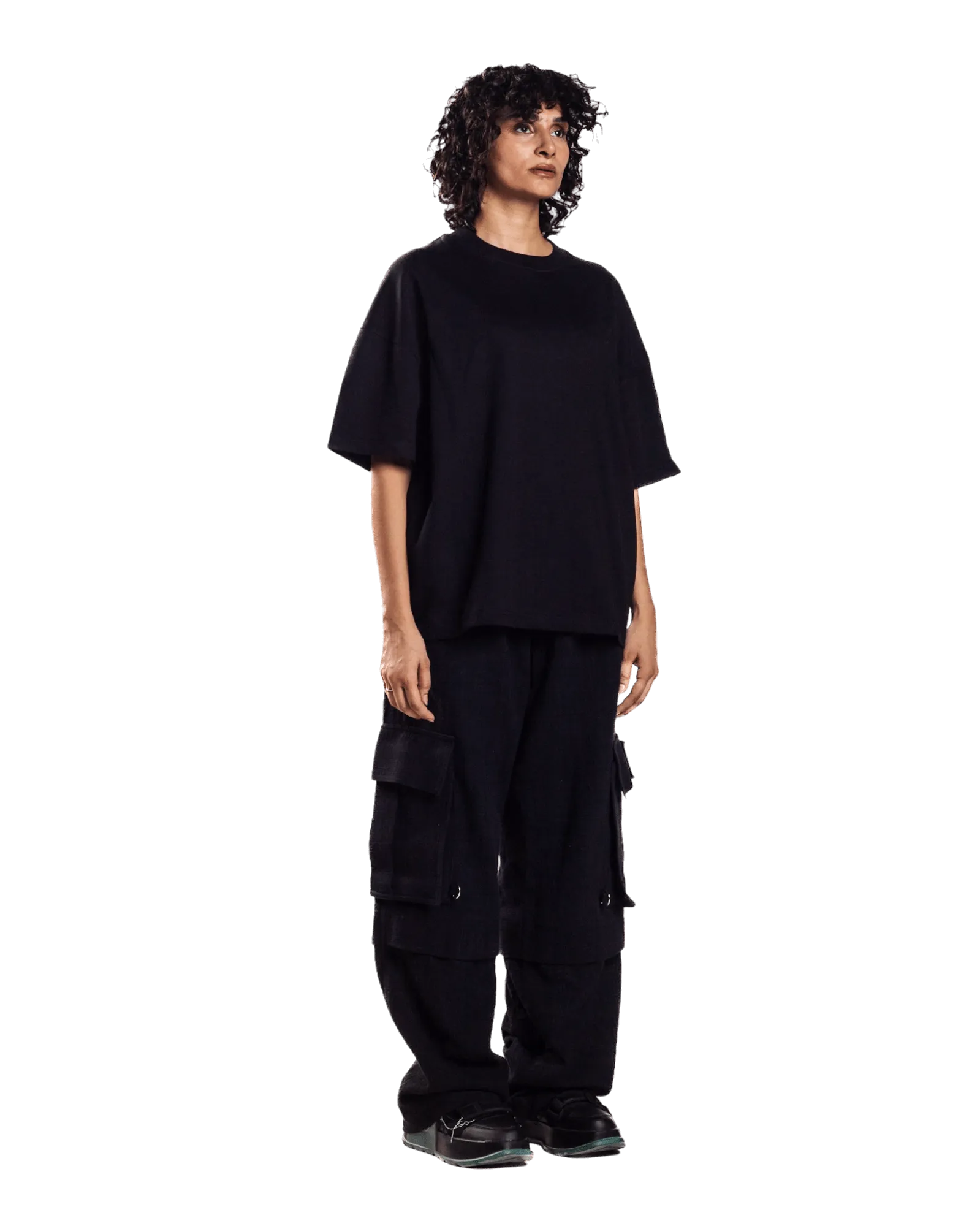 EMBROIDERED BLACK MADE IN PAK T-SHIRT (v2)