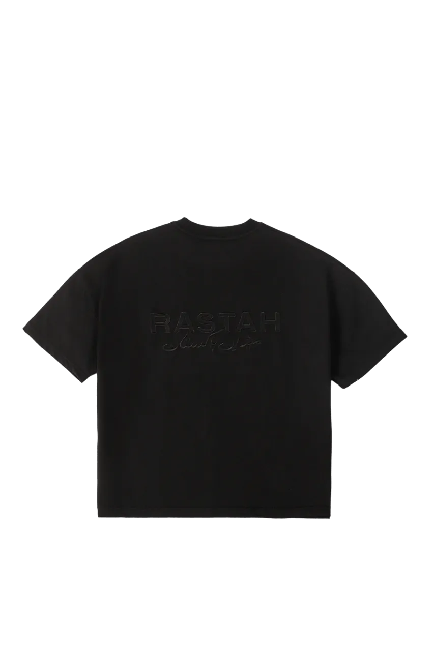 EMBROIDERED BLACK MADE IN PAK T-SHIRT (v2)