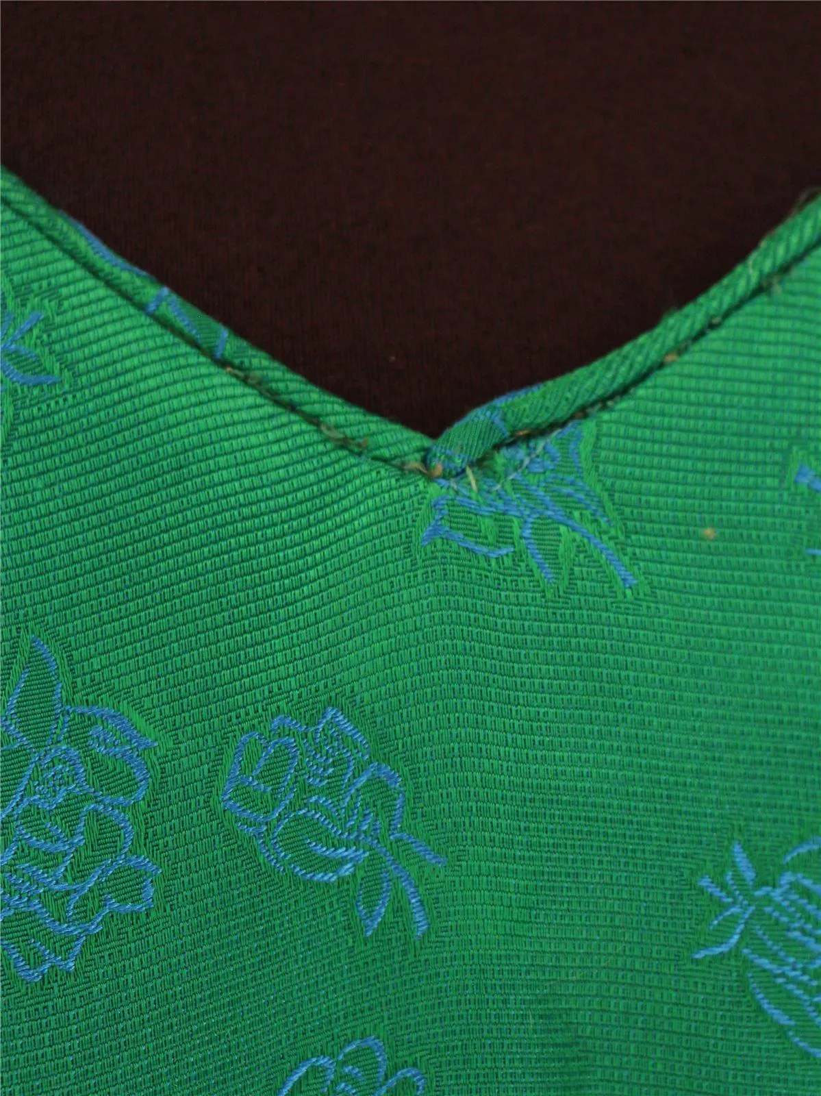 Emerald Green Double Skirt 1960s Dress