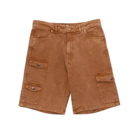 ERL Woven Cargo Shorts Brown ERL08P009 ERL Woven Cargo Shorts Brown ERL08P009