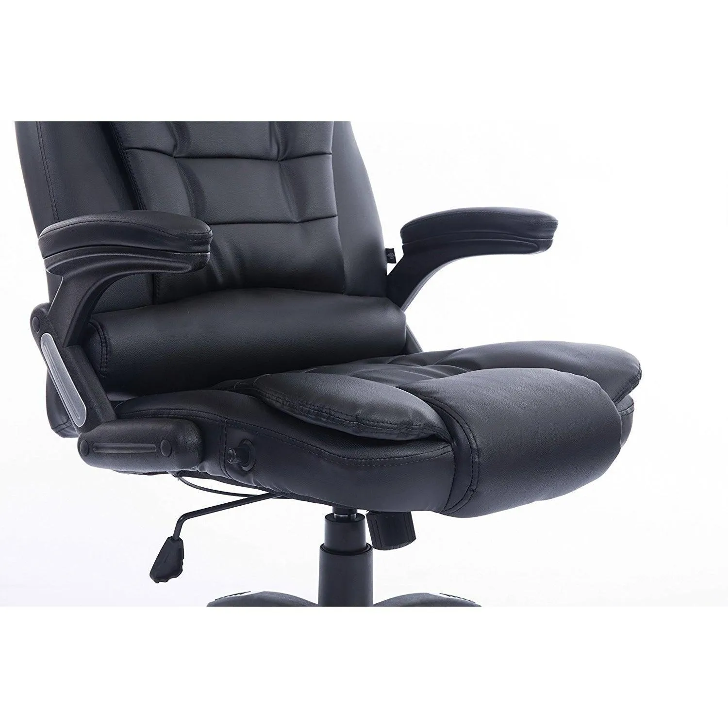 Executive Recline High Back Extra Padded Office Chair, MO17 Black