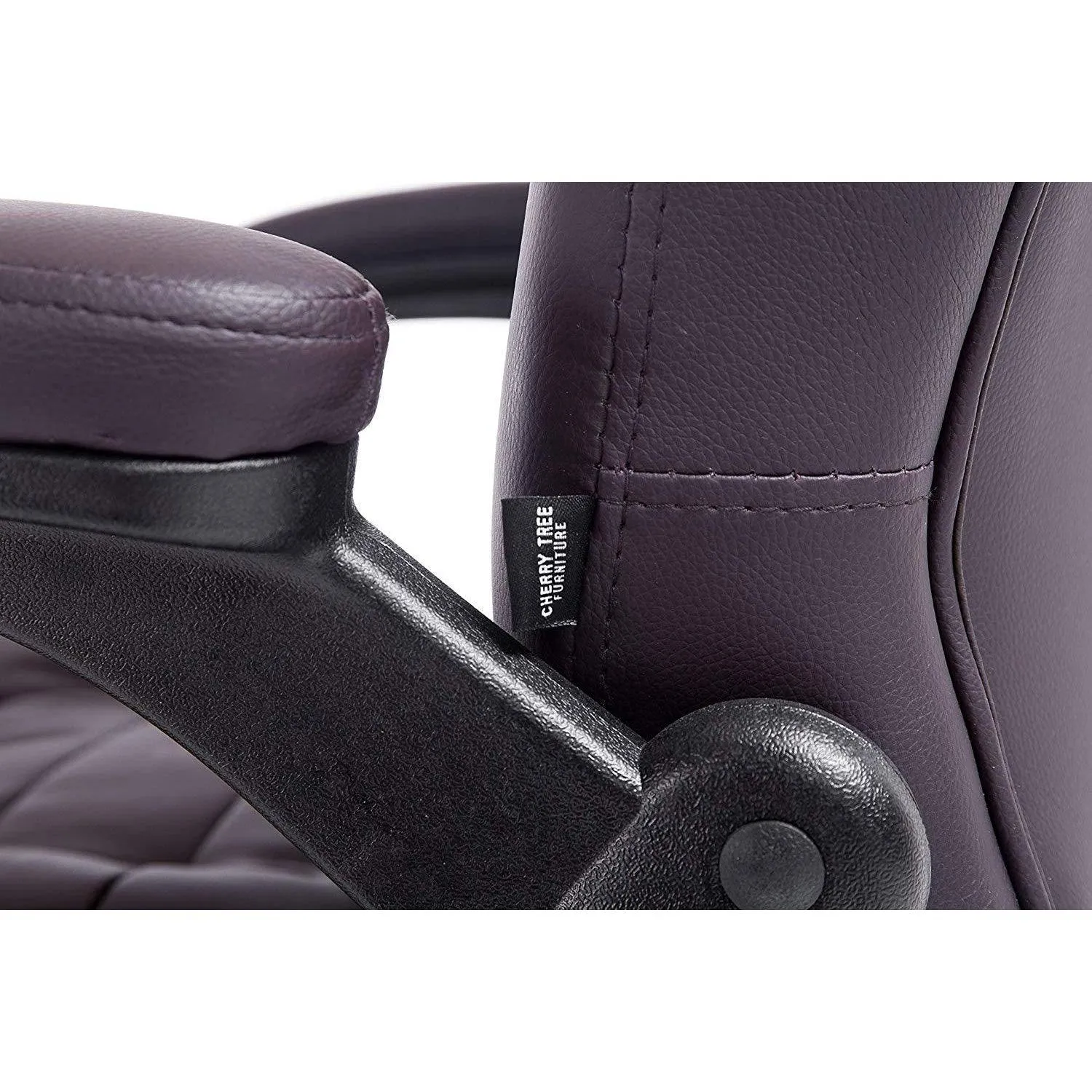 Executive Recline High Back Extra Padded Office Chair, MO17 Brown