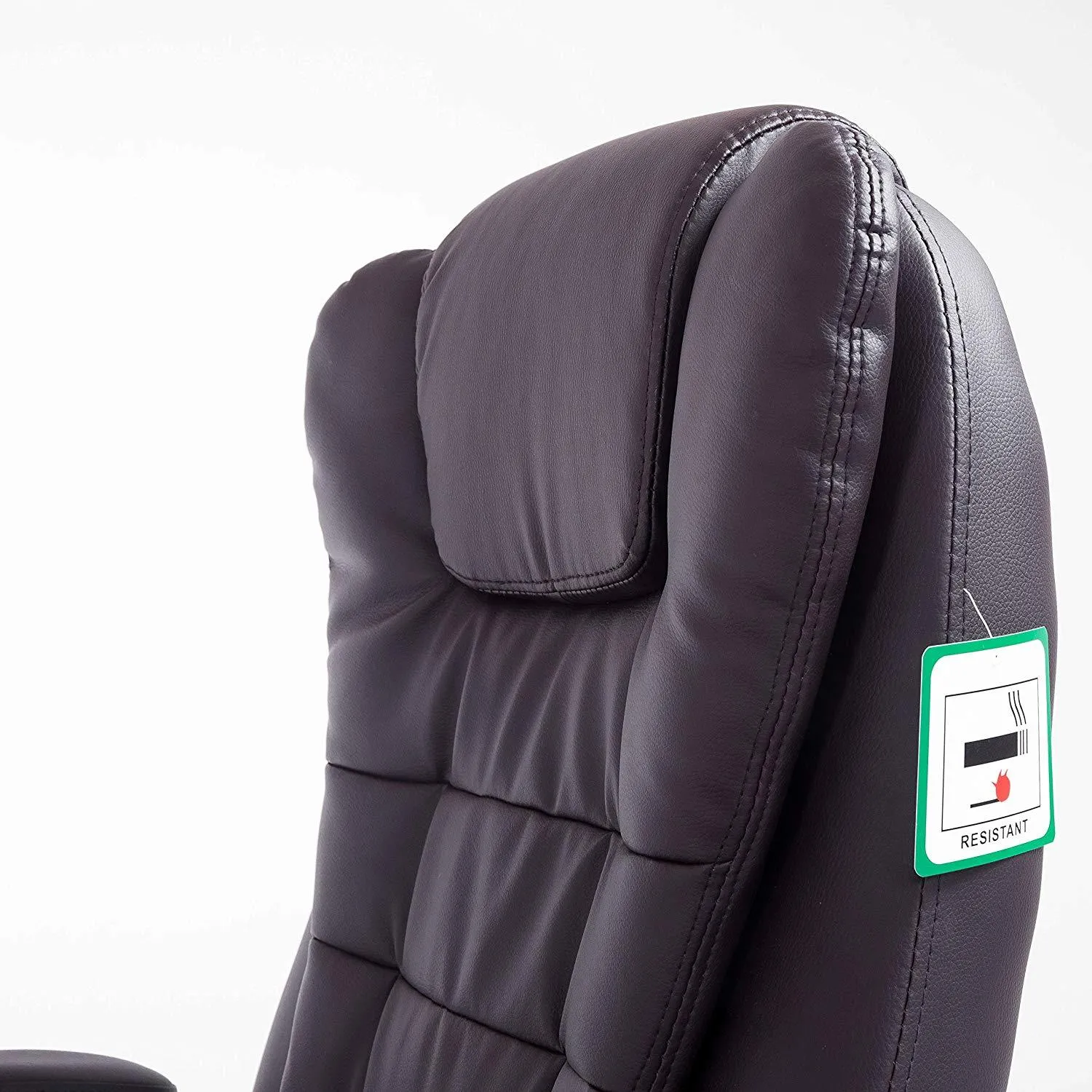 Executive Recline High Back Extra Padded Office Chair, MO17 Brown