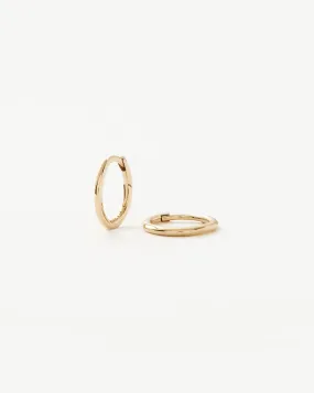 Fine Classic Mini Hoop Earrings Fine Classic Mini Hoop Earrings