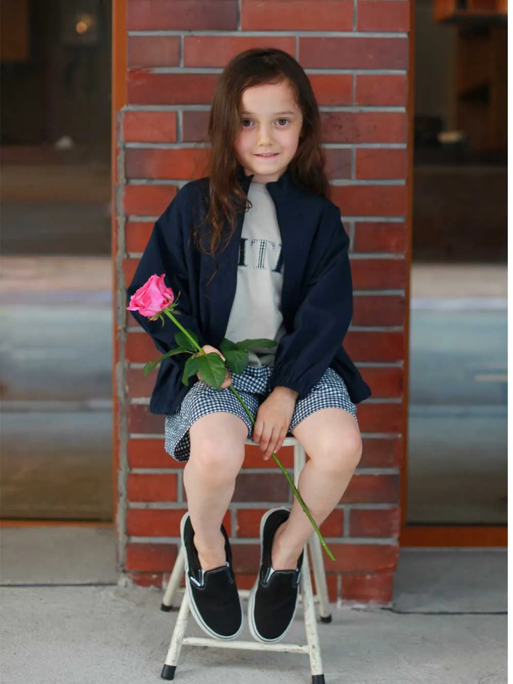 Fith Applique Grey T-Shirt