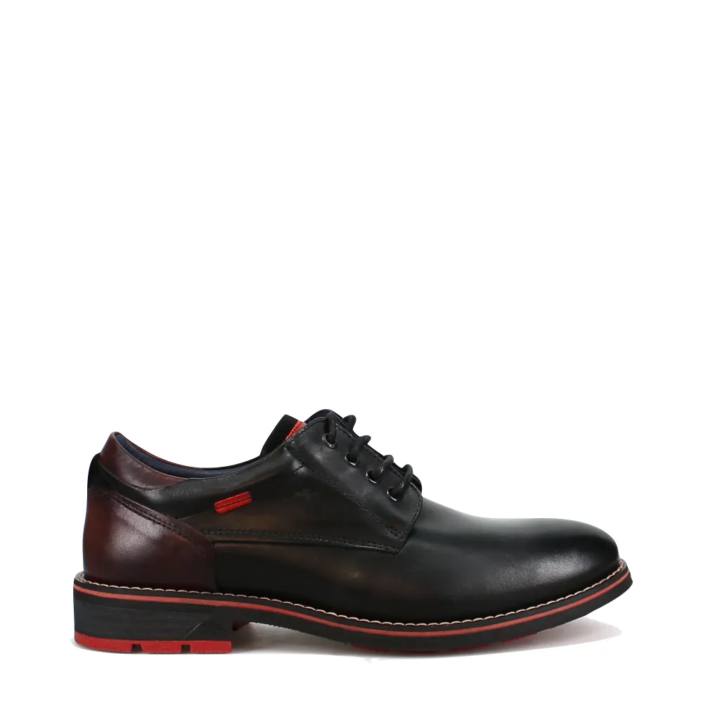 Fluchos Men's Terry Leather Oxford (Black)
