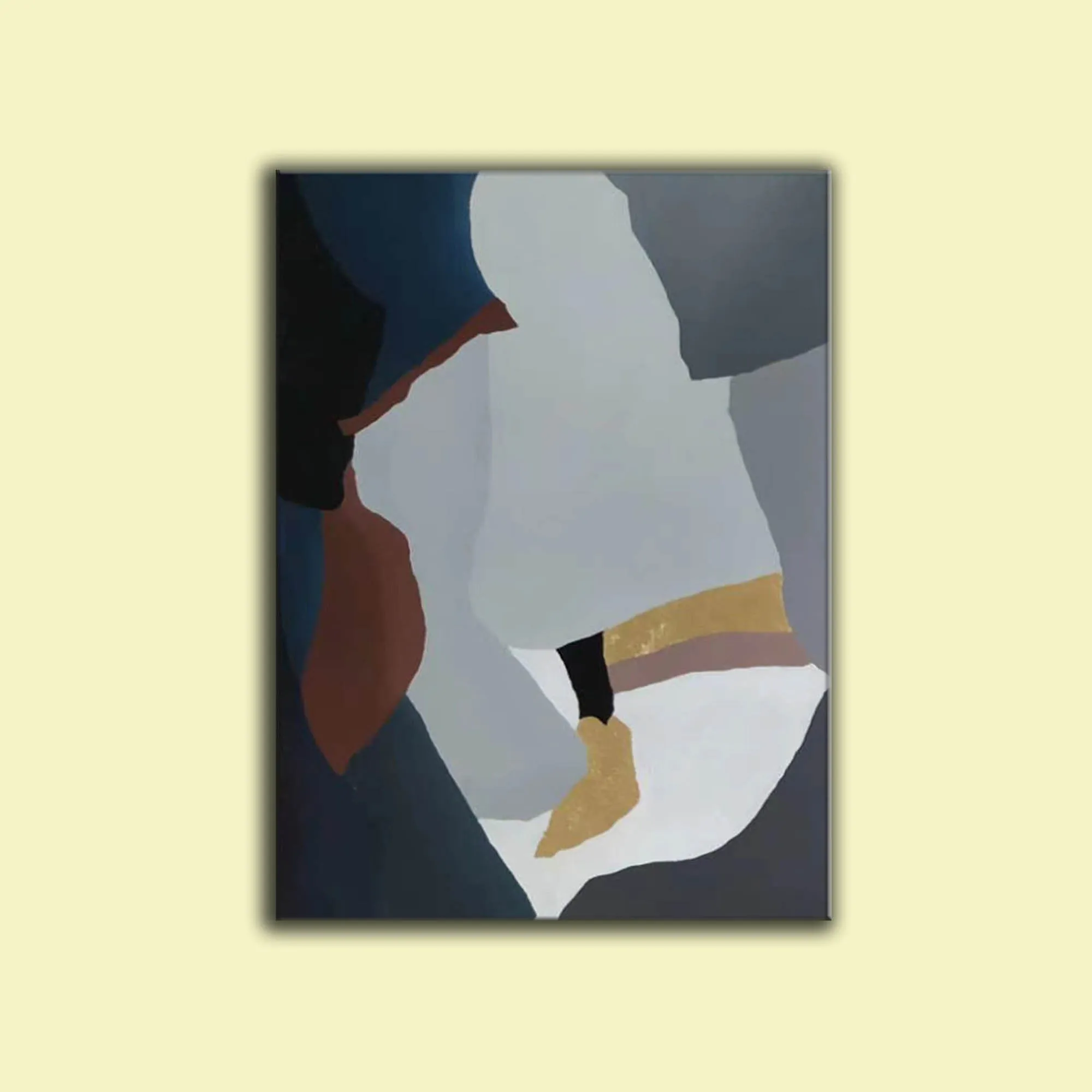 Geometric Wall Art Contemporary Abstract Oil Painting Yp021