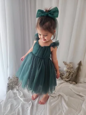Green Tulle Bow Green Tulle Bow