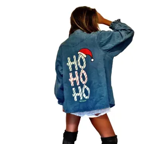 'HO HO HO' PAINTED SWEATER