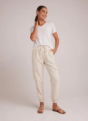 Isla Pleated Jogger - Seashell Sand Isla Pleated Jogger - Seashell Sand