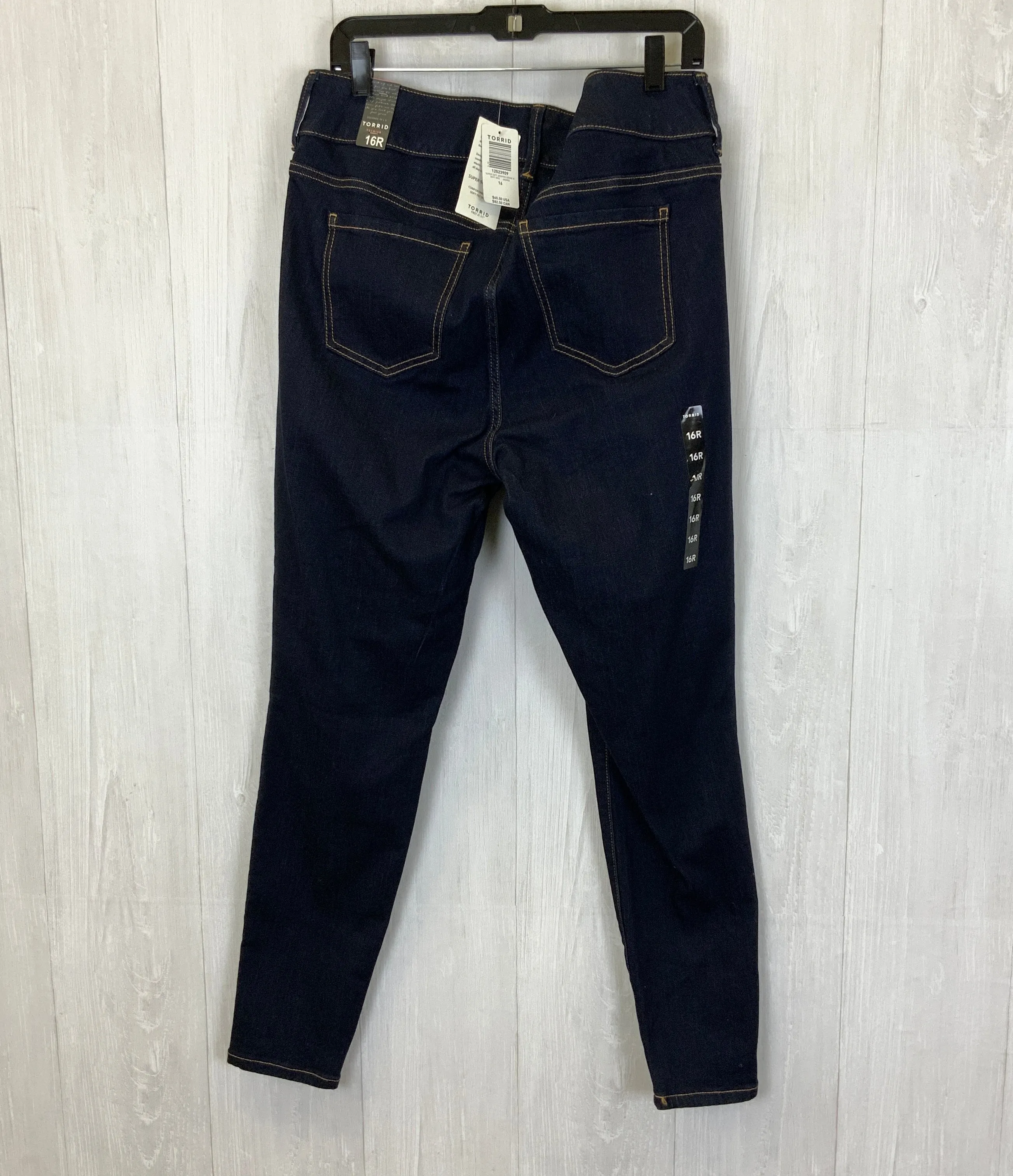 Jeans Jeggings By Torrid In Navy, Size: 16