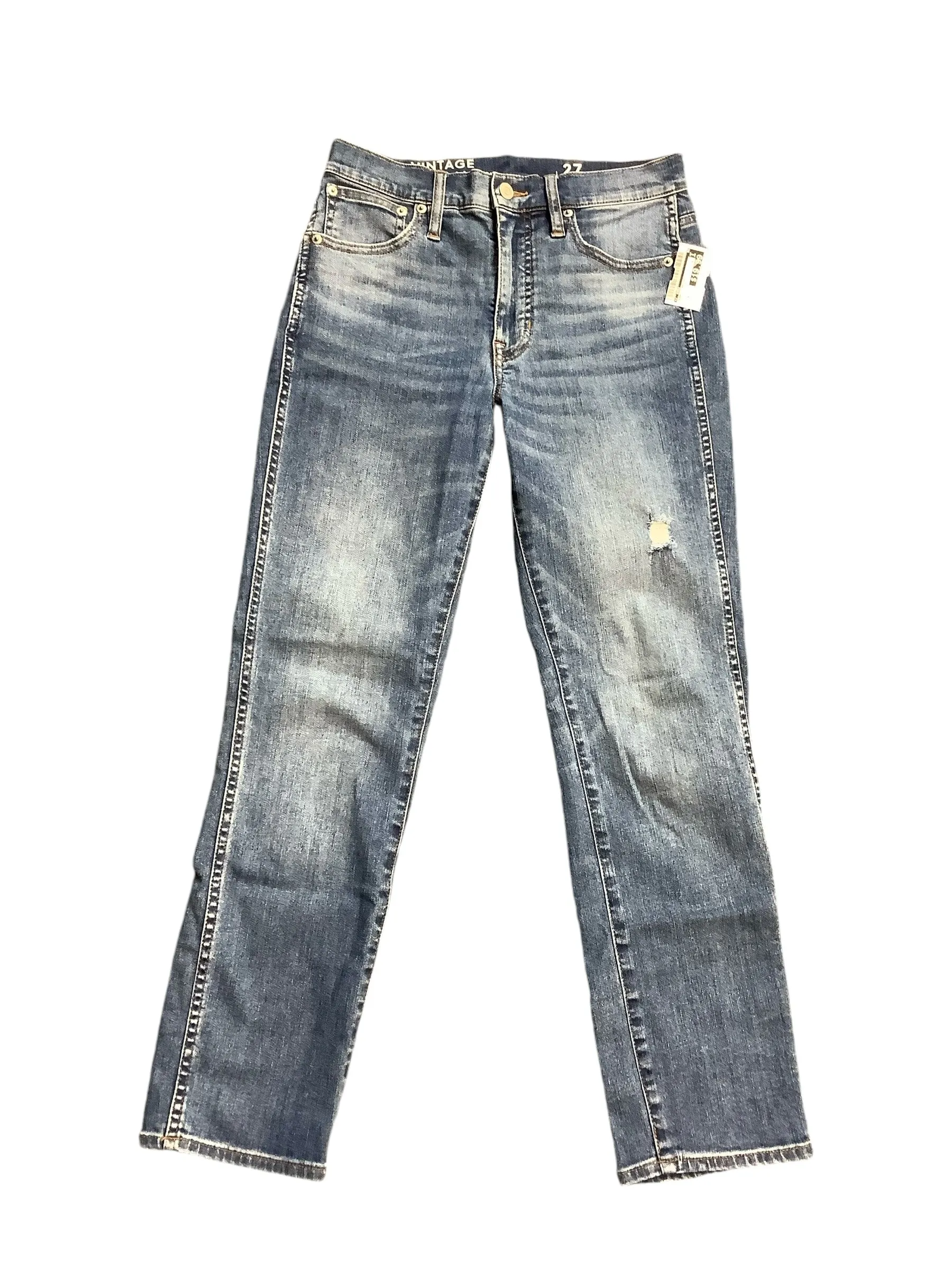 Jeans Straight By J. Crew In Blue, Size: 4