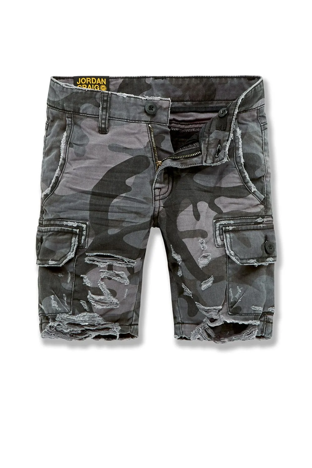 Kids War Torn Cargo Shorts (Summer Sale)