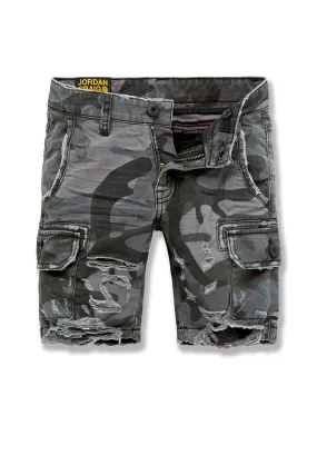 Kids War Torn Cargo Shorts (Summer Sale)