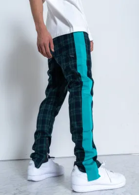 Konus Men's Plaid Pants in Green Konus Men's Plaid Pants in Green